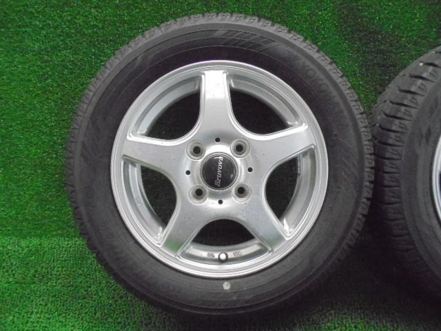 5FP402 CCU 155 65R13 ヨコハマタイヤ iceGUARD iG60 スタッドレスタイヤ アルミホイール4本セット 製