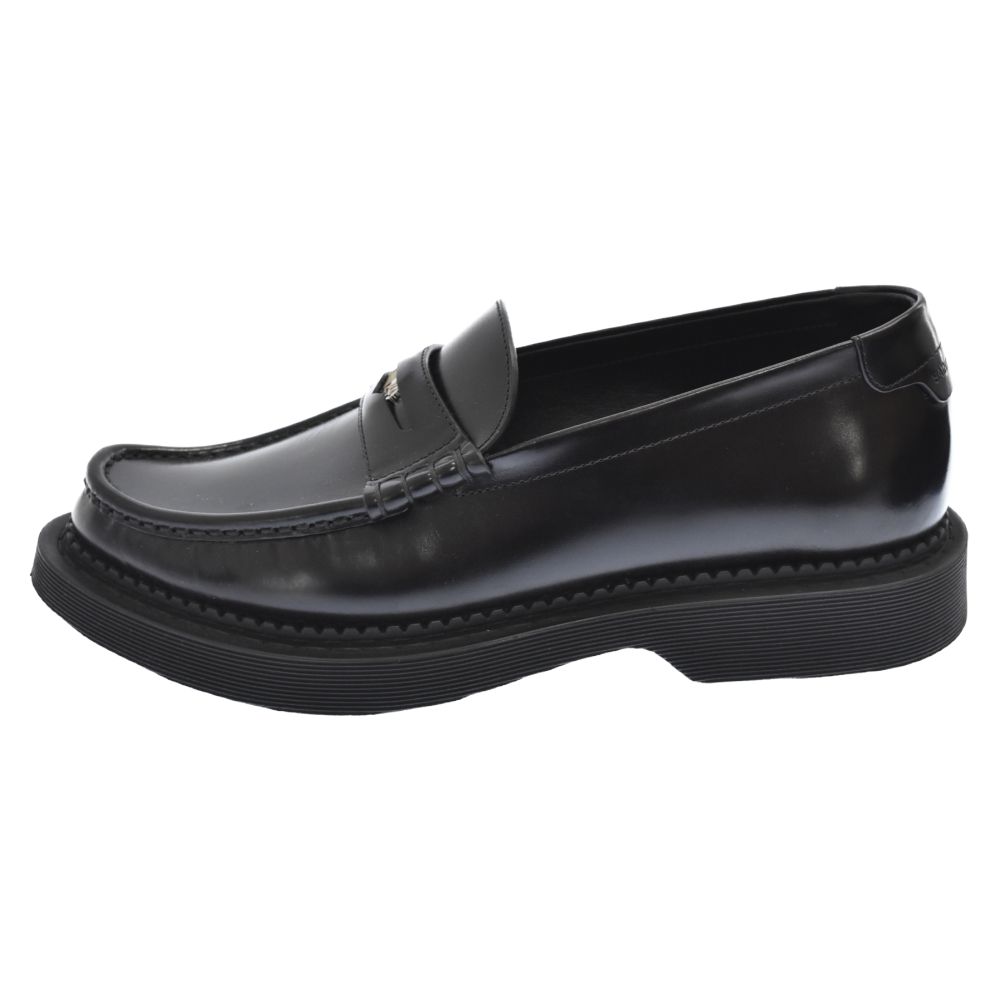 SAINT LAURENT PARIS (サンローランパリ) TEDDY PENNY Loafers テディ ペニー ローファーズ レザーシューズ  668748 26Y00 ブラック - メルカリ