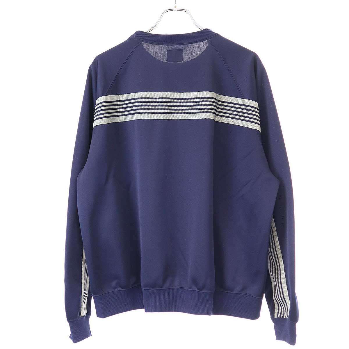 NEEDLES×BEAMS / TRACK CREW NECK SHIRT L BEAMS（ビームス）NEEDLES / TRACK CREW NECK SHIRT - POLY SMOOTH