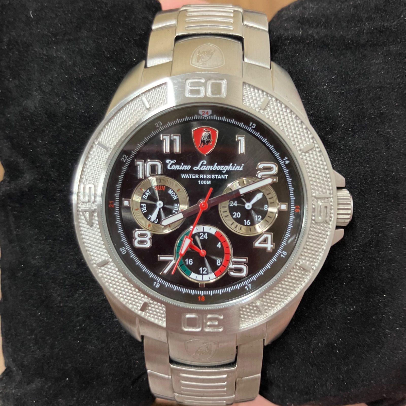 Tonino Lamborghini クロノグラフ ステンレススチール 腕時計 Tonino Lamborghini ランボルギーニ クロノグラフ 腕時計 限定