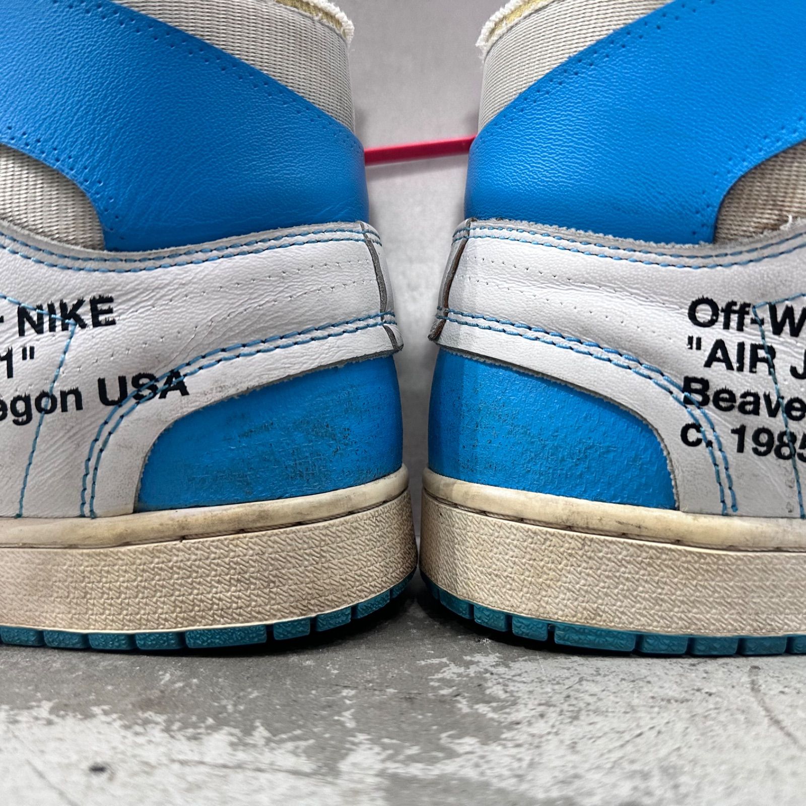Off-White NIKE Air Jordan 1 High UNC コラボ ジョーダン1 スニーカー 