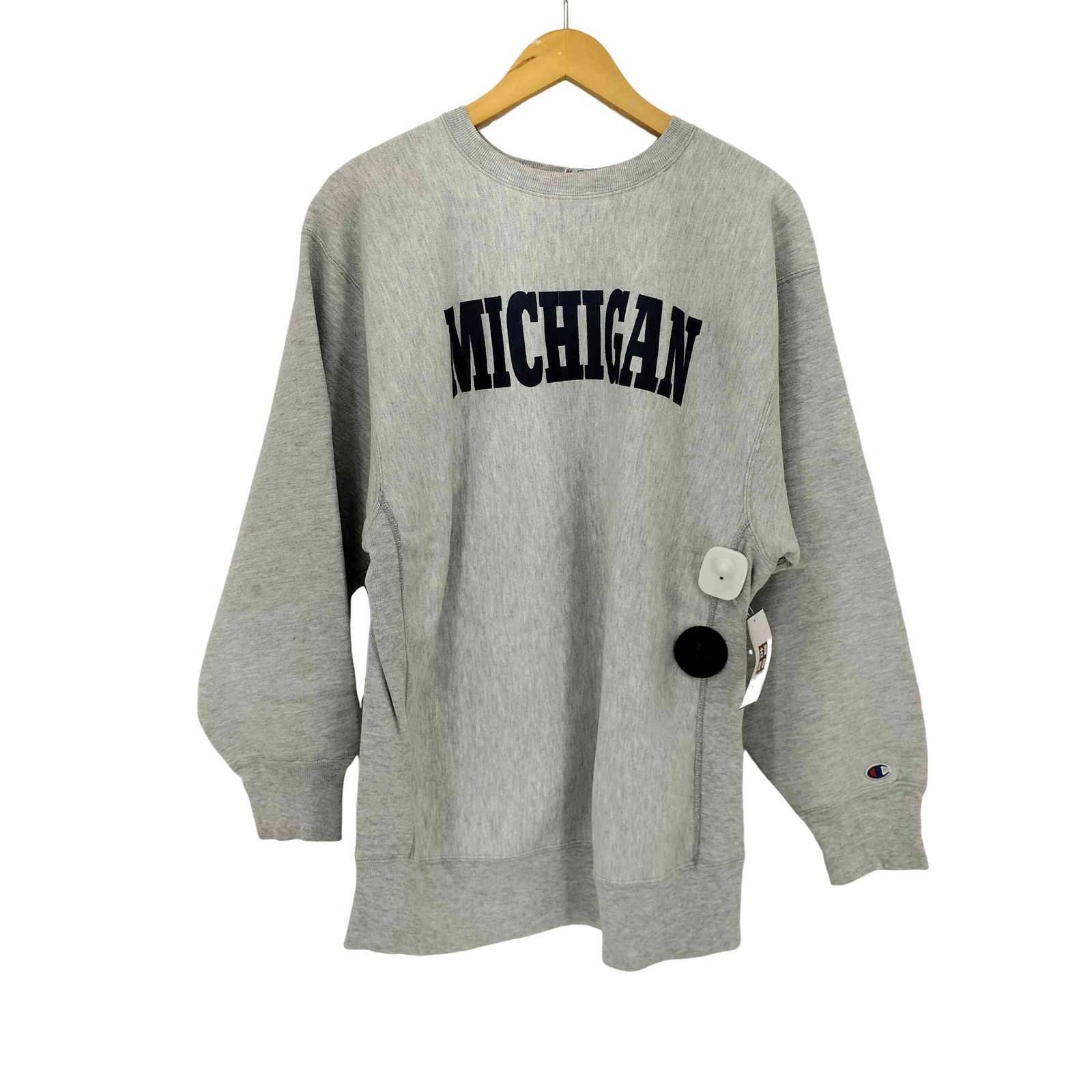 チャンピオン Champion 80S トリコタグ REVERSEWEAVE MICHIGAN ラバープリント メンズ import：XXL 