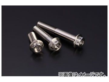 2輪 isa BOLZEN フランジ六角ボルト(チタン） THF10070CL サイズ：M10 L=70 P:1.5