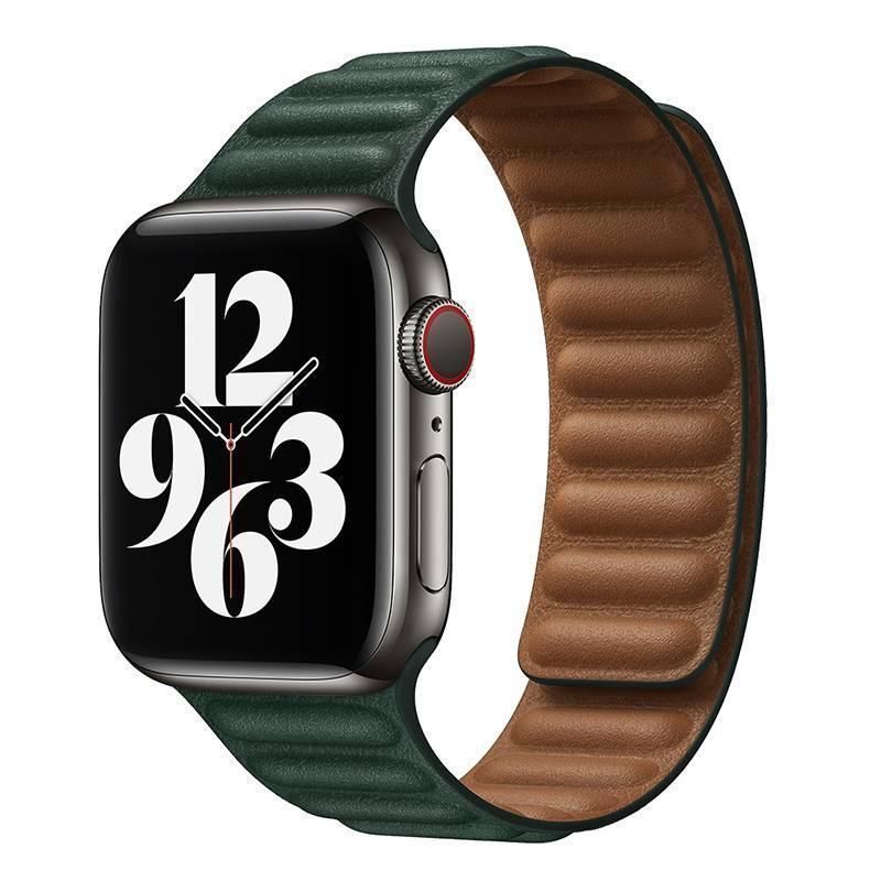 アップルウォッチ マグネットバンド ベルト Applewatch 38mm 緑 - 時計