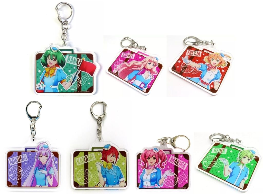 中古】キーホルダー 全7種セット 「マクロスF＆マクロスΔ MACROSS