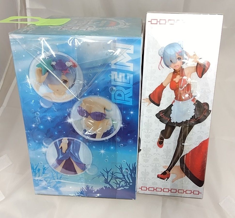 未開封】 Re:ゼロから始める異世界生活 レム フィギュア 2個