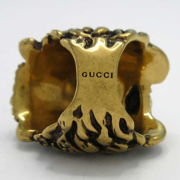 【美品】GUCCIライオンモチーフリング GUCCI】よりライオンヘッドリングが買取入荷致しました