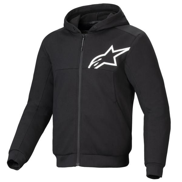 2営業日で発送 CHROME V2 SPORT HOODIE 12 BLACK WHITE L