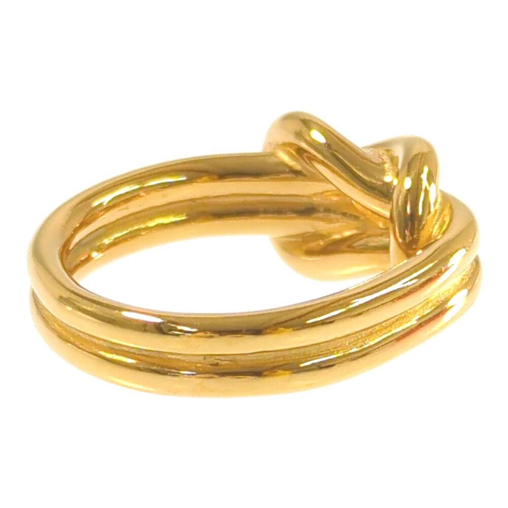 HERMES エルメス アタメ・スカーフリング ネックウェア/ゴールド  