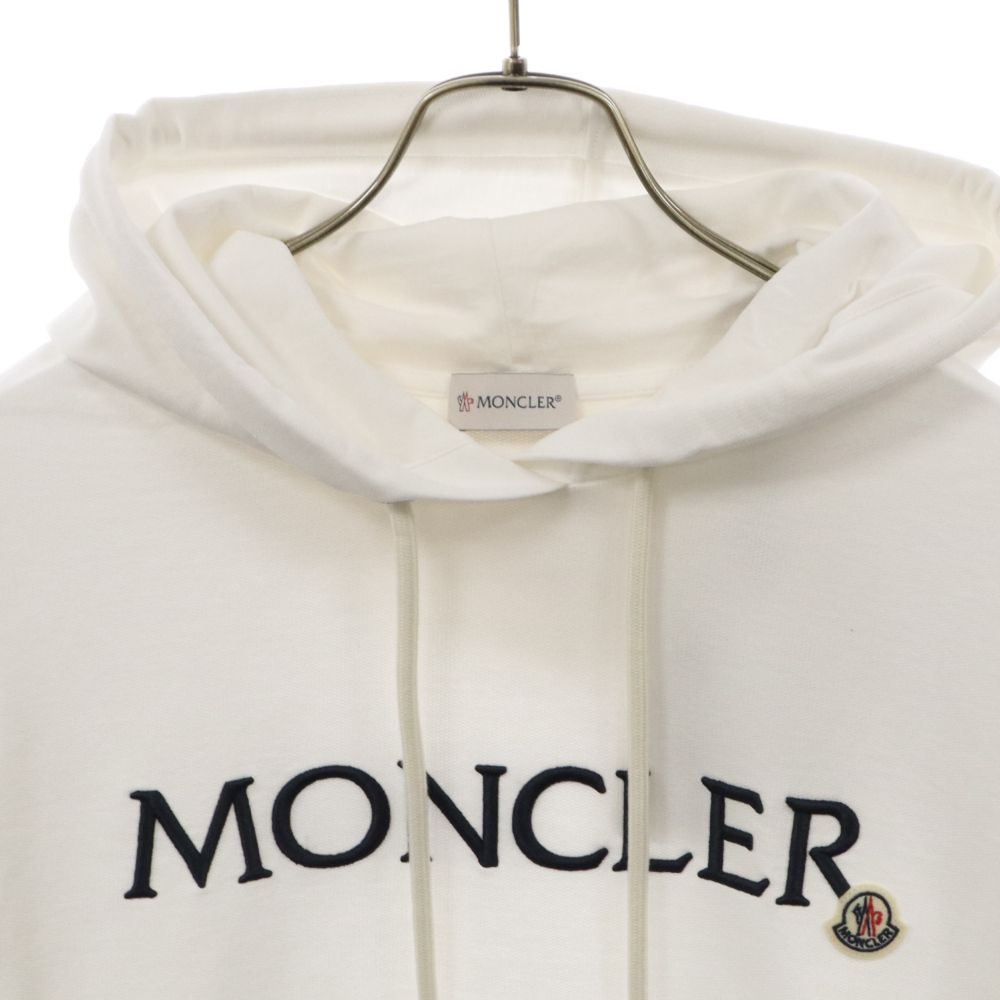 モンクレール　フーディパーカー　フロントロゴ　ホワイト MONCLER ホワイト ロゴ入り パーカー 楽天市場】MONCLER
