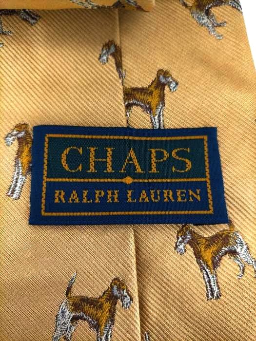 チャップスラルフローレン CHAPS RALPH LAUREN 犬柄シルクネク - メルカリ