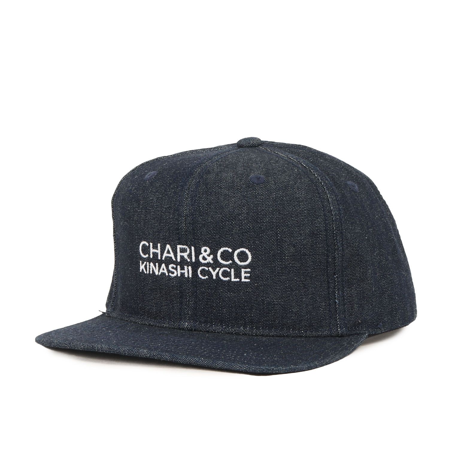 Chariu0026Co NYC チャリu0026コー キャップ サイズ:57～59cm / KINASHI CYCLE デニム 6パネルキャップ / インディゴ / 帽子 / コラボ 別注【メンズ】【中古】