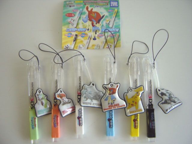 ♯Iuc19CTキャラタッチペン3DSポケモンBW2012年劇場版2全6種 ♯Iuc19CTキャラタッチペン3DSポケモンBW2012年劇場版2全6種