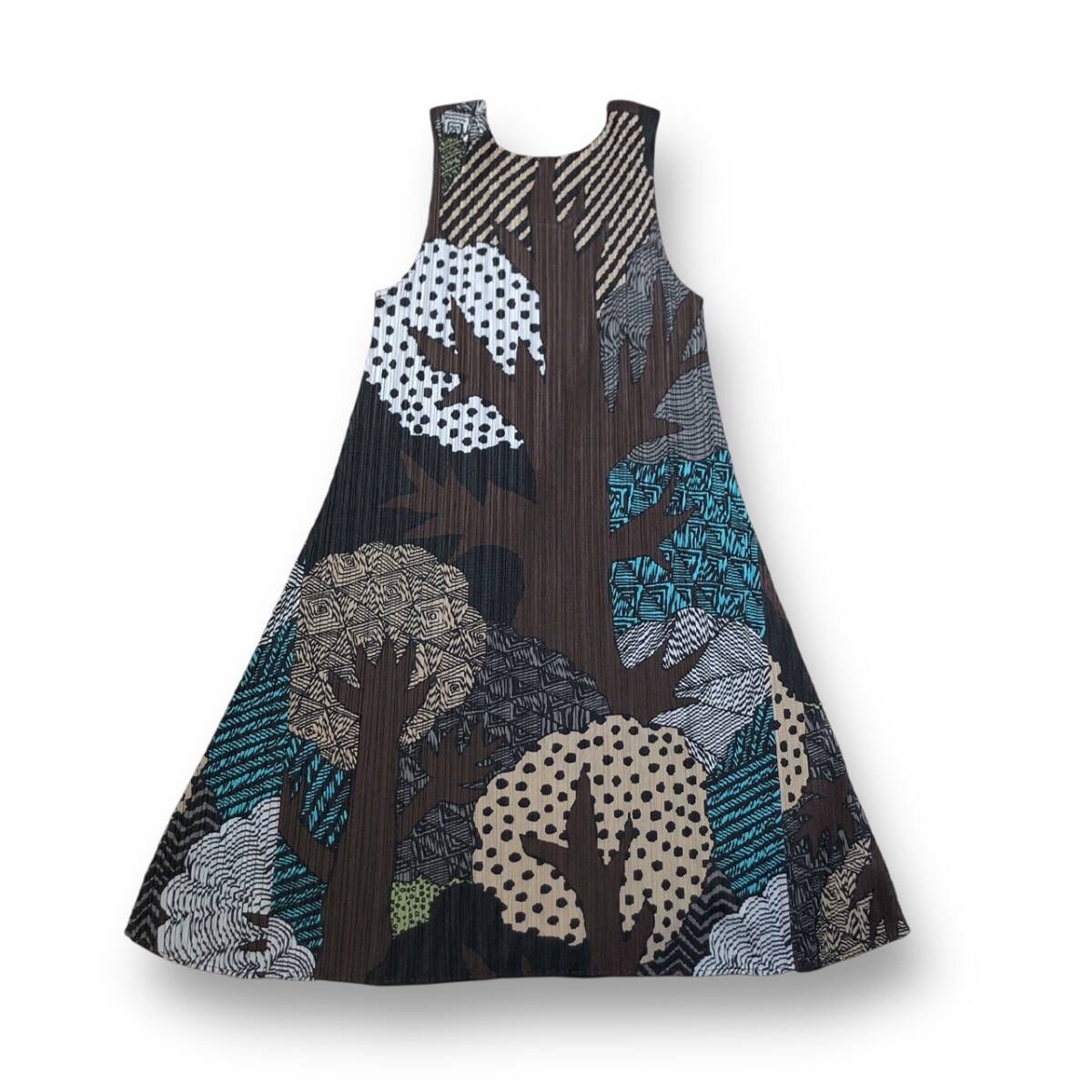 PLEATS PLEASE ノースリーブワンピース　SIZE3 PLEATS PLEASE ワンピース ノースリーブ ブラック サイズ3