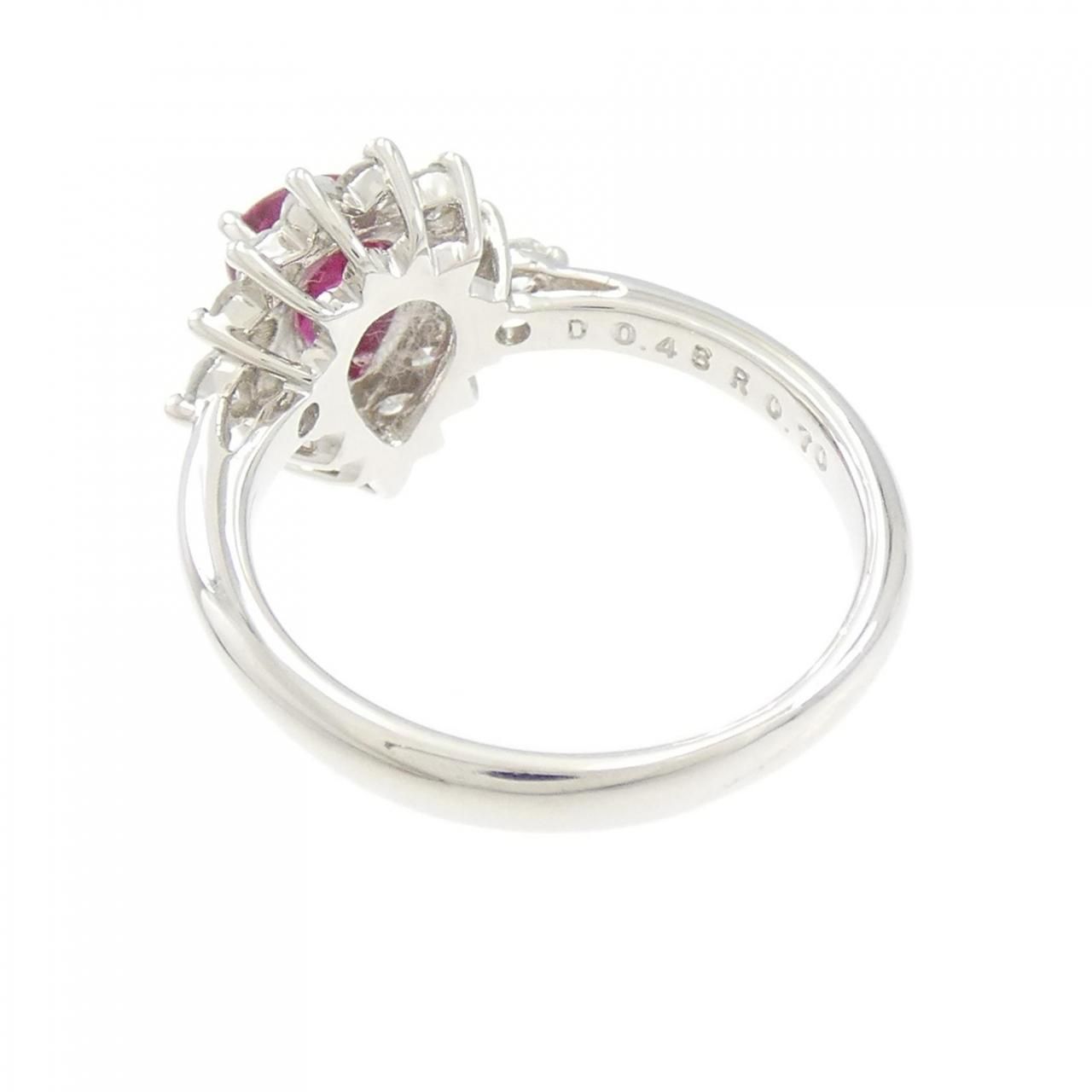 PT ルビー リング 0.70CT - メルカリ 