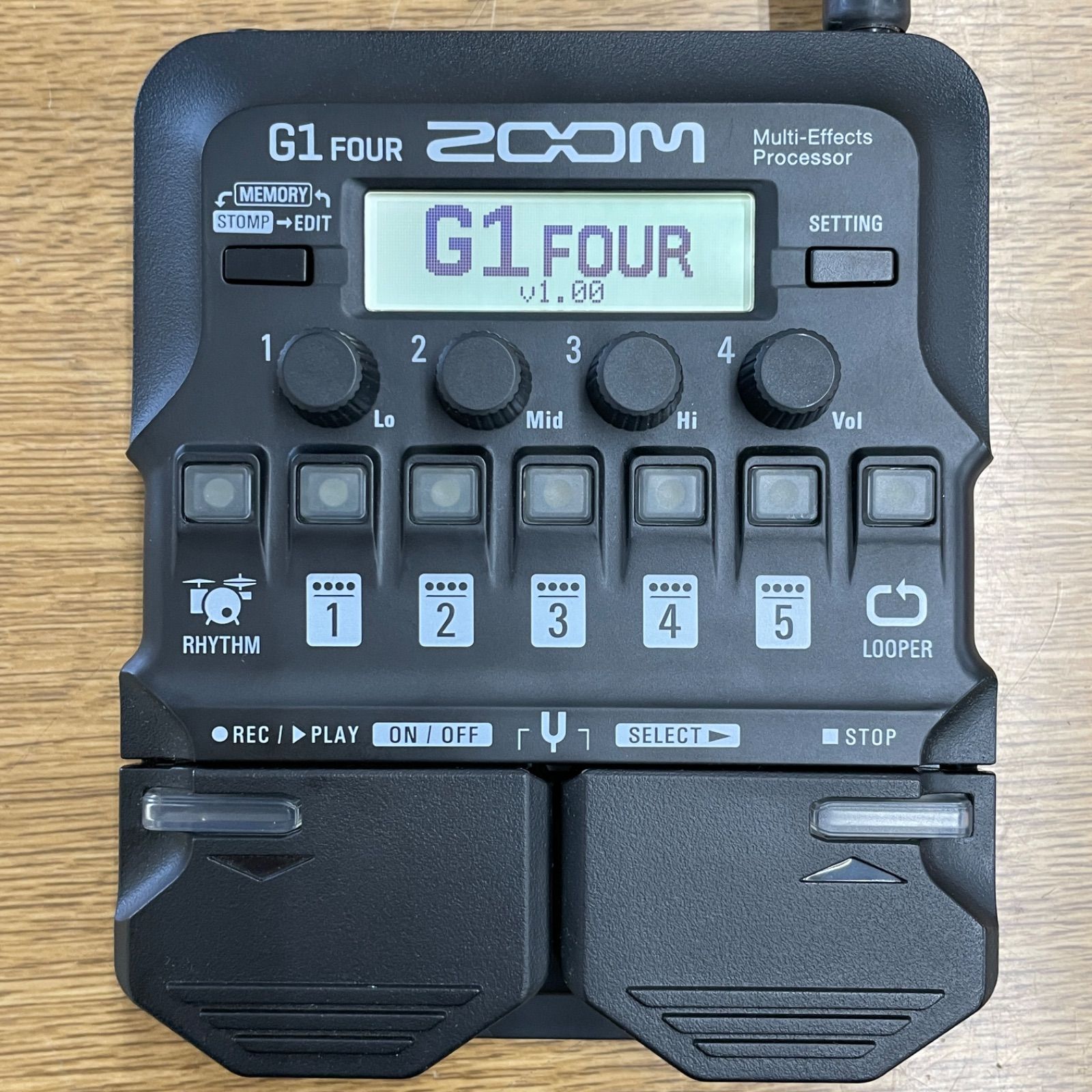 ZOOM ズーム G1 FOUR ギター用マルチエフェクター 中古美品 FOUR ZOOM 