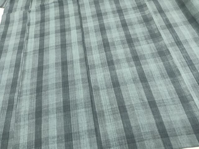 平和屋着物▽上質な紬 単衣 格子 正絹 逸品 未使用 AAAV2610fy - メルカリ