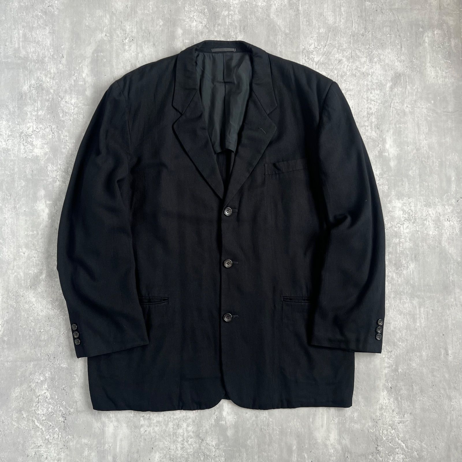 COMME des GARCONS HOMME コムデギャルソンオム 92年製 アーカイブ レーヨン テーラードジャケット Lサイズ HJ-11025L