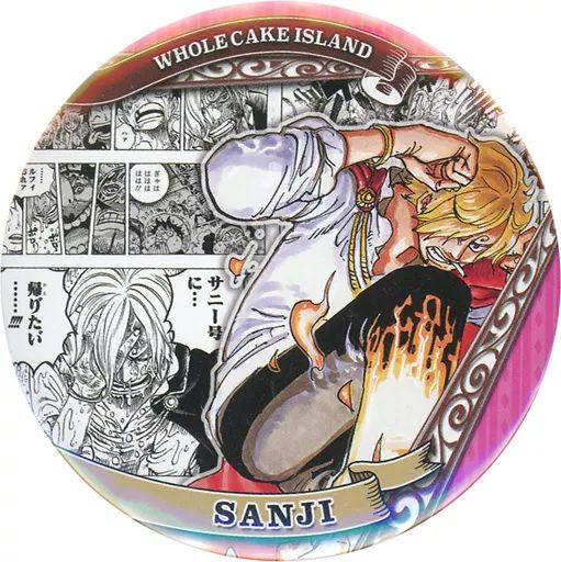 【レア】ワンピース　スーパー歌舞伎II コレクション　缶バッジ サンジ レア】ワンピース スーパー歌舞伎II コレクション 缶バッジ