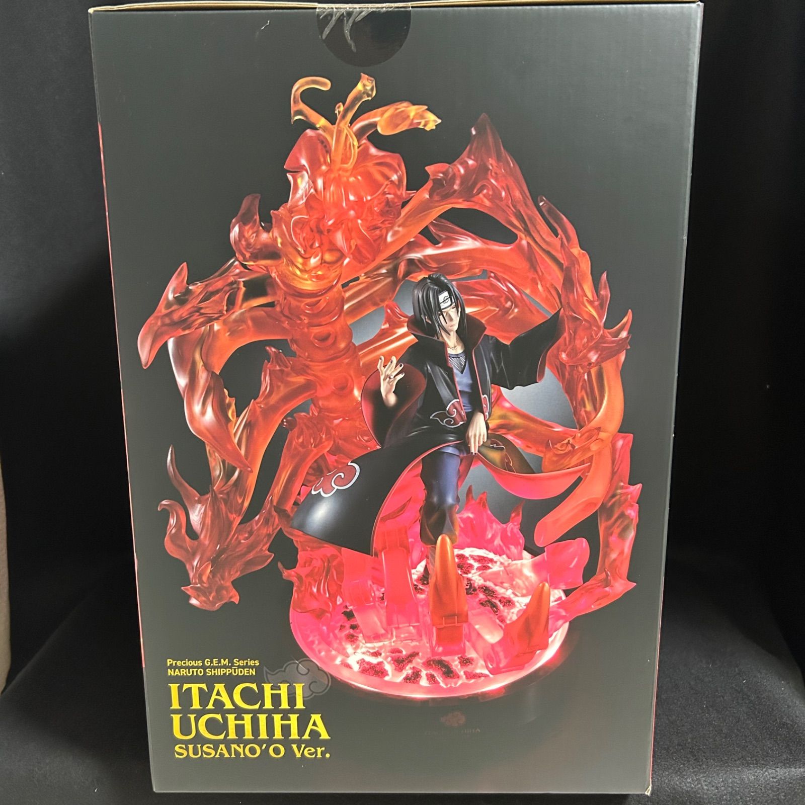 うちはイタチ G.E.M フィギュア NARUTO 光る台座 メガハウス