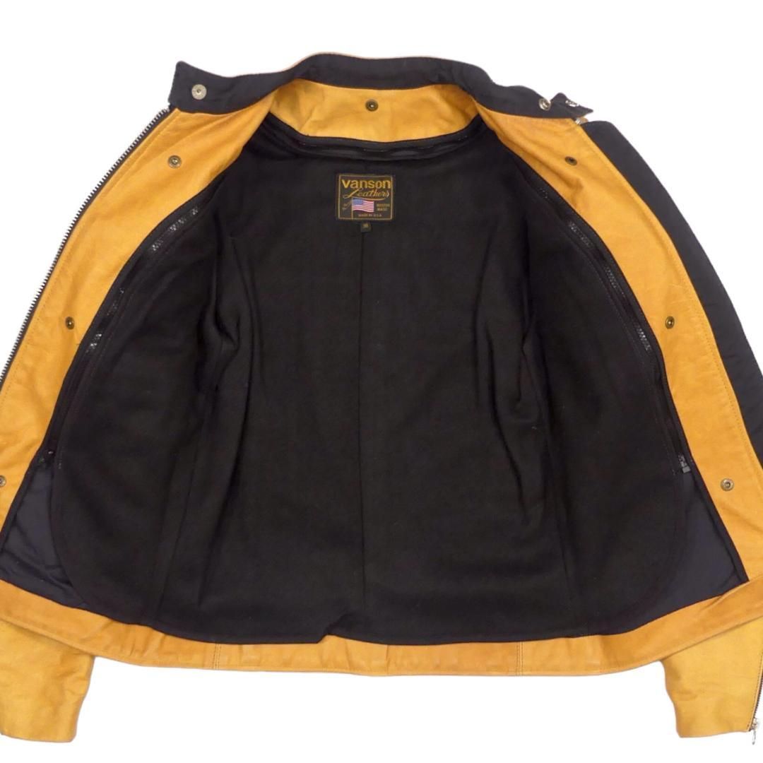 USA製 VANSON バンソン S ライダース シングル 36 HH9668 - メルカリ