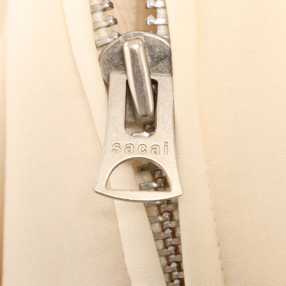 24ss Sacai サカイ 24-03270M ボンディング地 パーカー S