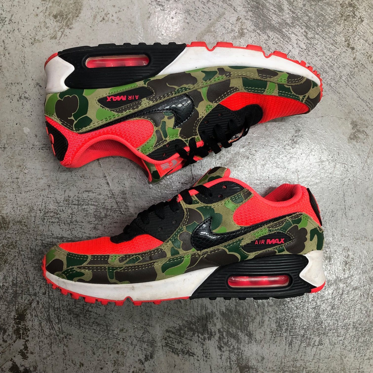 NIKE AIR MAX 90 REVERSE DUCK CAMO CW6024-600 リバース ダックカモ 迷彩 エアマックス90 スニーカー  ナイキ 27.5cm 71162A1 - メルカリ