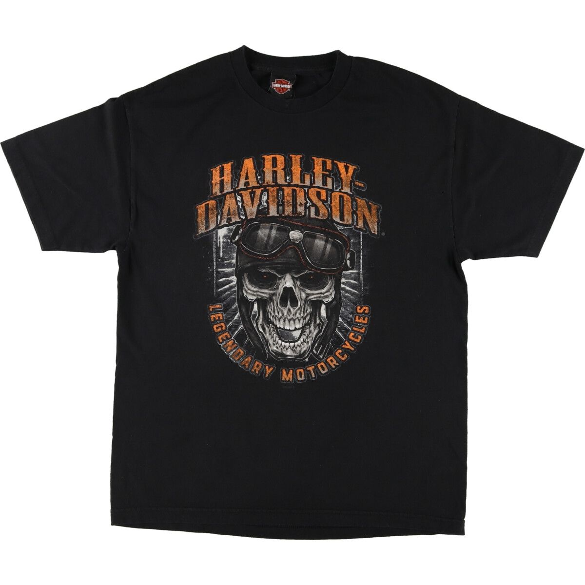 古着 ハーレーダビッドソン Harley-Davidson ドクロ柄 スカル柄 