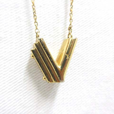 ルイヴィトン LOUIS VUITTON LV＆ME V ネックレス ペンダント
