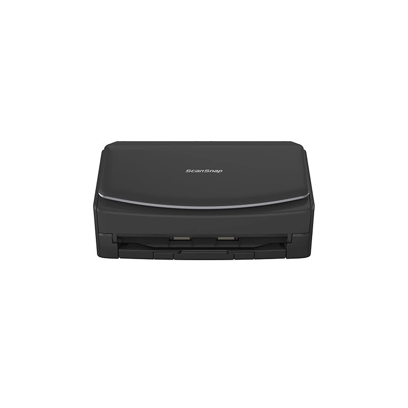 富士通 PFU ドキュメントスキャナー ScanSnap iX1600 最新|高速毎分40枚|両面読取|ADF|4.3インチタッチパネル|Wi-Fi対応|USB接続|フラグシップ|書類|レシート|名刺|写真 Black