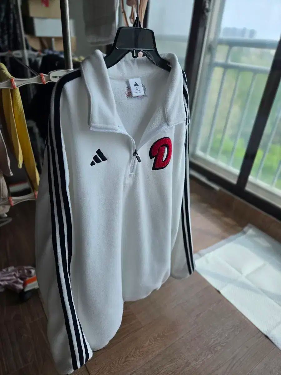 斗山ベアーズ adidas アディダス アセンティック プルオーバー XL