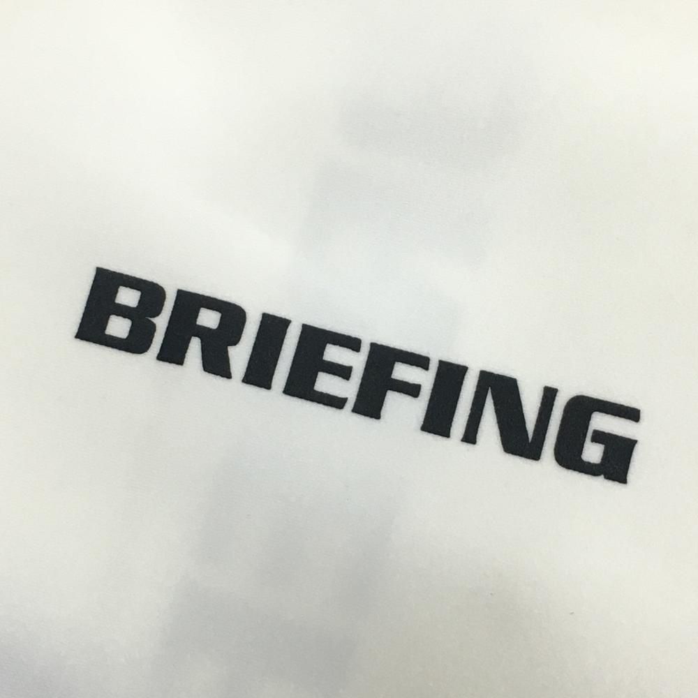 BRIEFING - 【超美品】ブリーフィング 長袖ハイネックシャツ 白 ロゴプリント レディース S ゴルフウェア BRIEFING BRIEFING GOLF 【超美品】ブリーフィング 長袖ハイネックシャツ
