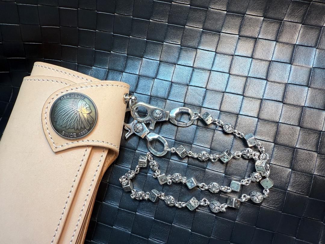 【Dice × Flower ウォレットチェーン】 重厚で存在感QBSZSZ13 QBSZSZ ウォレットチェーン Dice×Flowerウォレットチェーン ウォレット