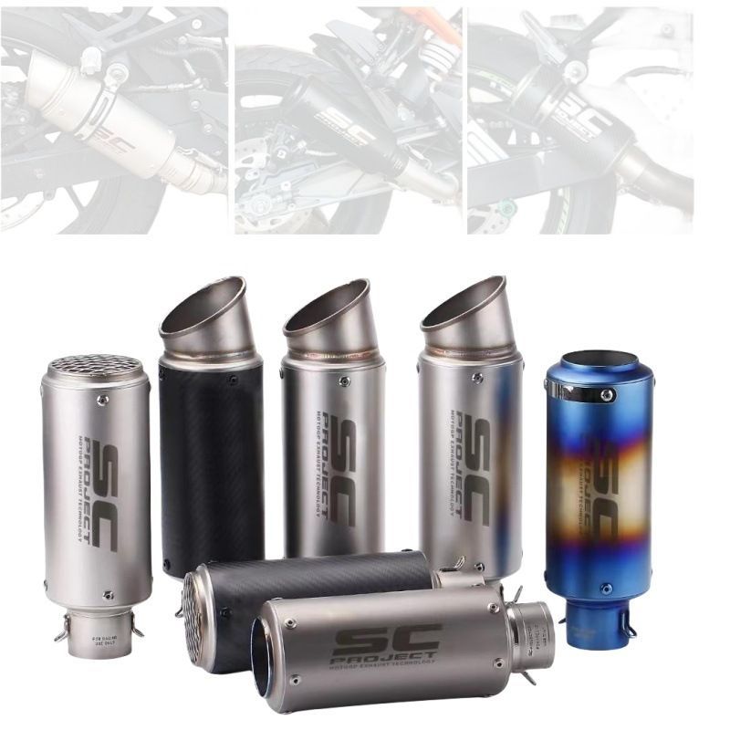 SC 89mm汎用バイクマフラー｜炸裂系サウンド 改装用｜YAMAHA Kawasaki HONDA対応 60mm
