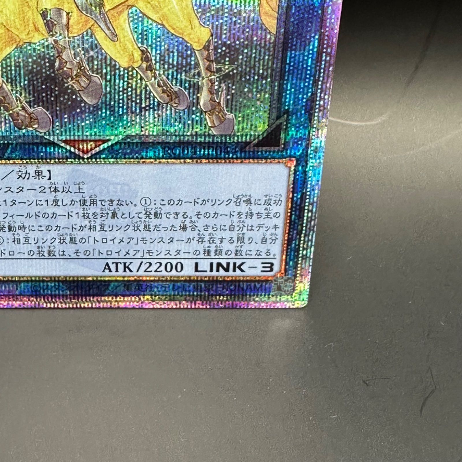 珍しいエラーカード！？】トロイメア・ユニコーン「RC04 シク」