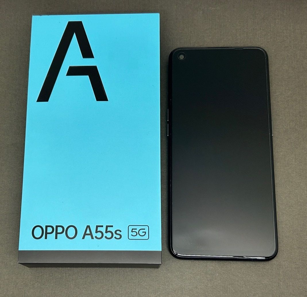 OPPO A55s 5G 64GB ブラック CPH2309 simフリー -SP387- - メルカリ