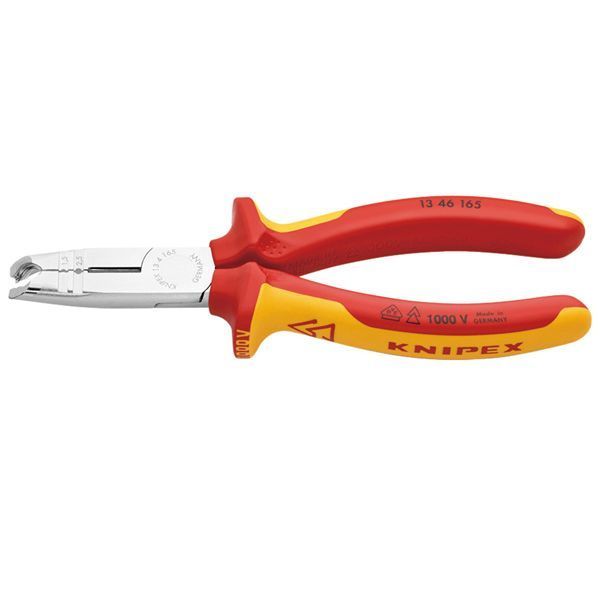 KNIPEX クニペックス 1000V絶縁マルチストリッピングプライヤー 全長165mm 1346-165