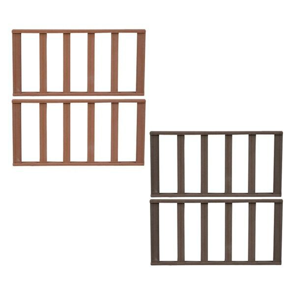 エコフィール ストレートフェンス2枚組