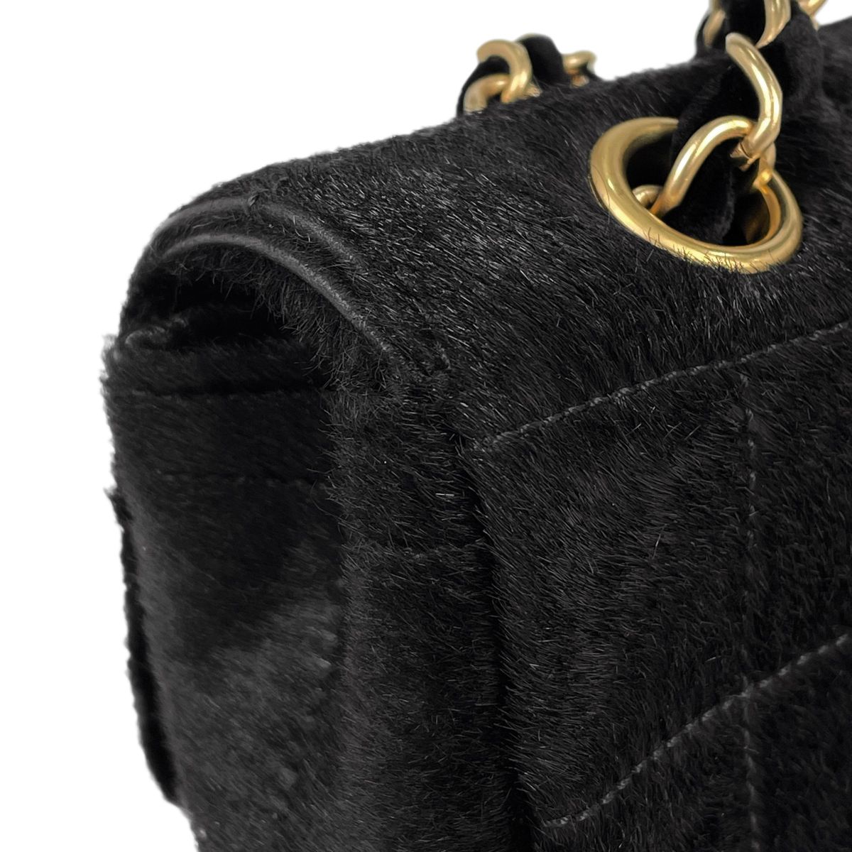 シャネル CHANEL チョコバー チェーン ショルダーバッグ ココマーク W 