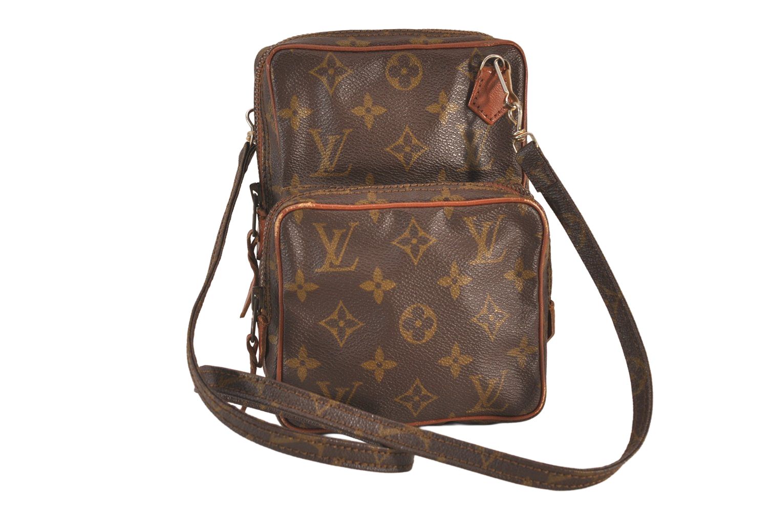 【美品】 ルイヴィトン　ダヌーブ　モノグラム　ショルダーバック　クロスボディ Louis Vuitton モノグラム ダヌーブ(ヴィンテージバッグ