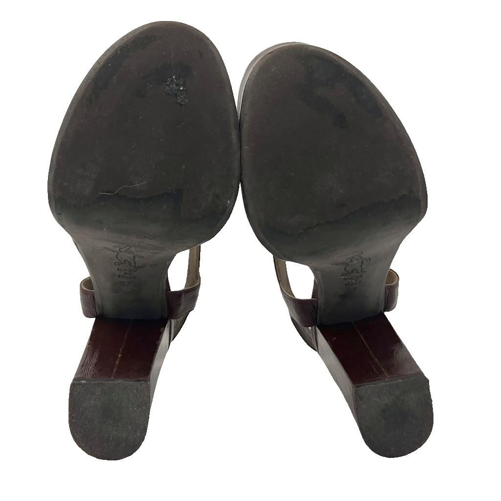 マルニ MARNI テックファブリック クロスウェッジサンダル 36 厚底