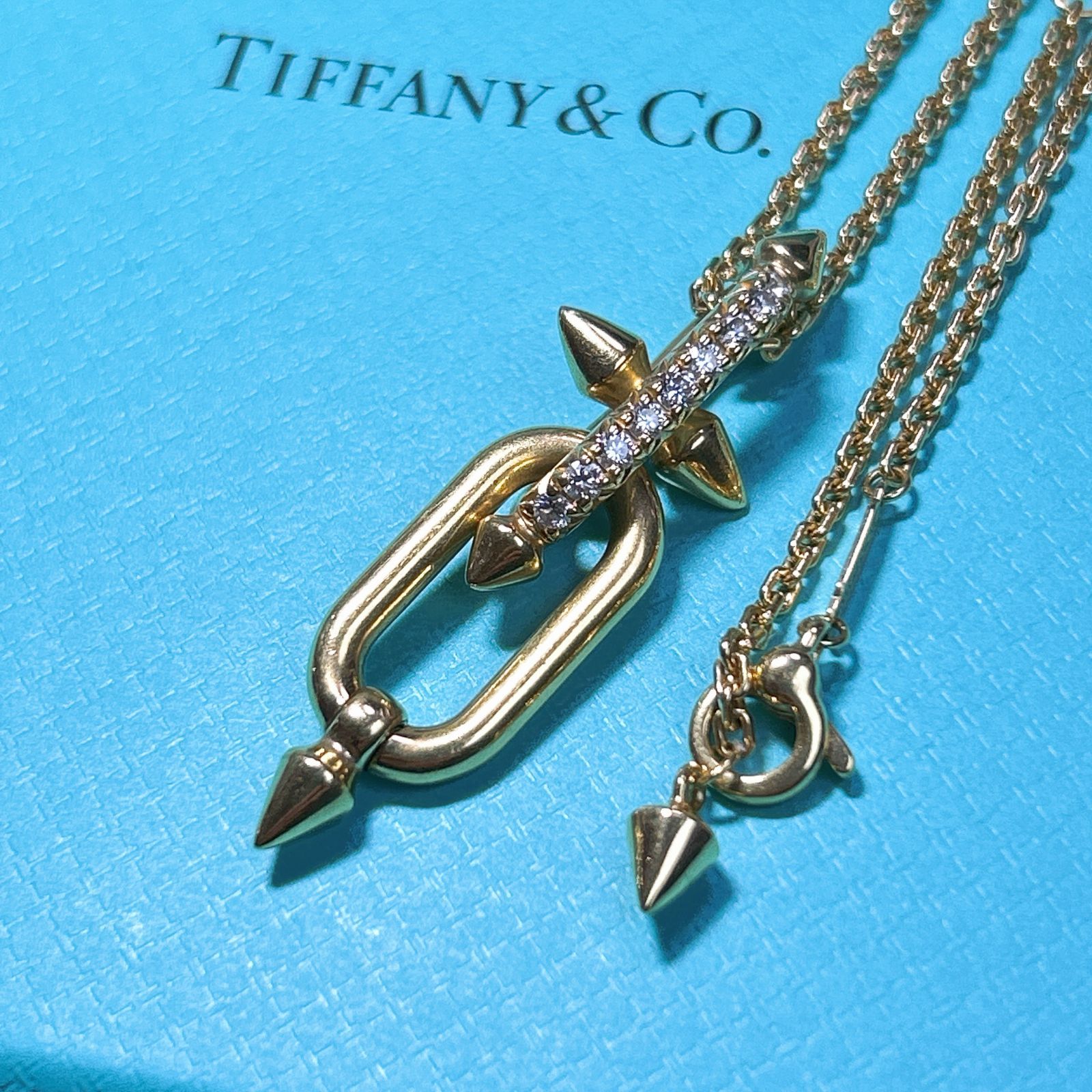 K18TIFFANY ティファニータイタンbyファレル ウィリアムス ネックレス 