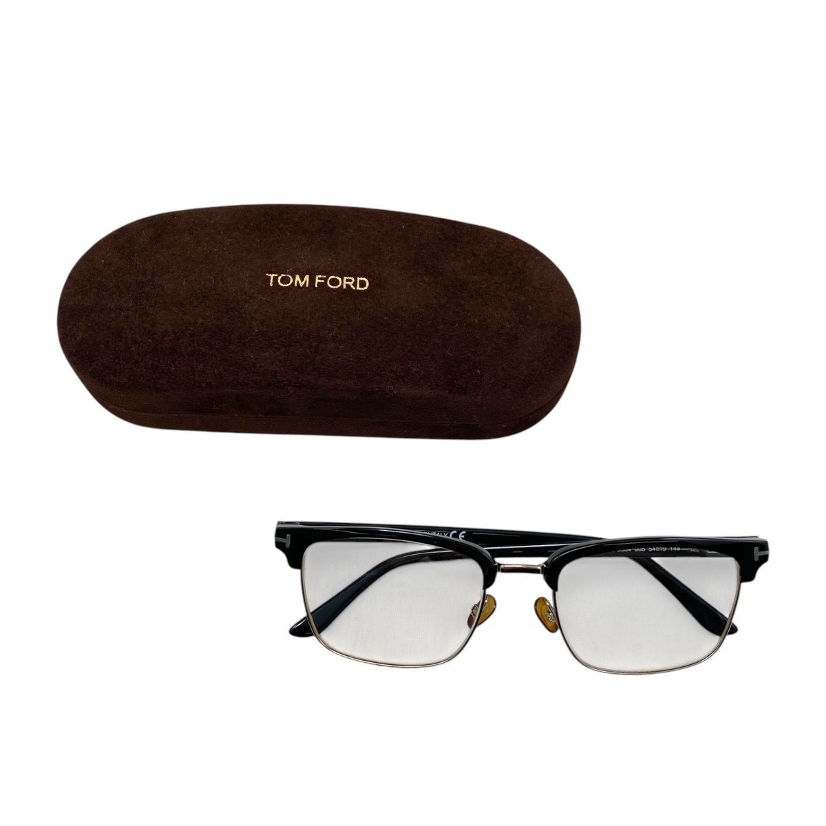 ☆EM0304 TOM FORD トムフォード メガネ TF5504 005 54□19 145 伊達 
