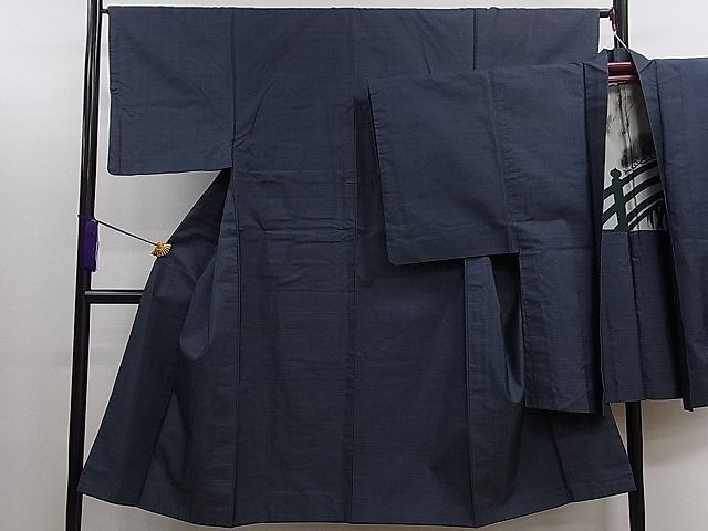 平和屋1男性　本場大島紬　アンサンブル　80亀甲　逸品　CAAB6234ze