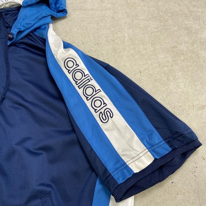 90年代 adidas アディダス 半袖 ジャージ トラックジャケット