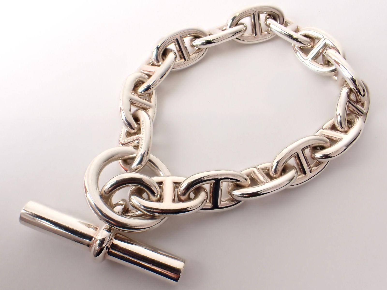 HERMES(エルメス) SV925 シェーヌダンクルブレスレットMM