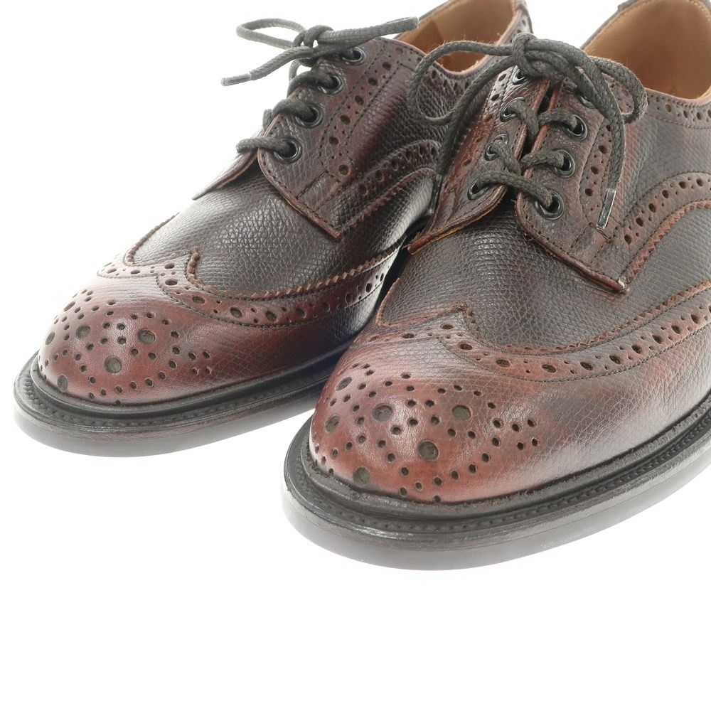 中古】【未使用】トリッカーズ Tricker's バートン 型押しレザー