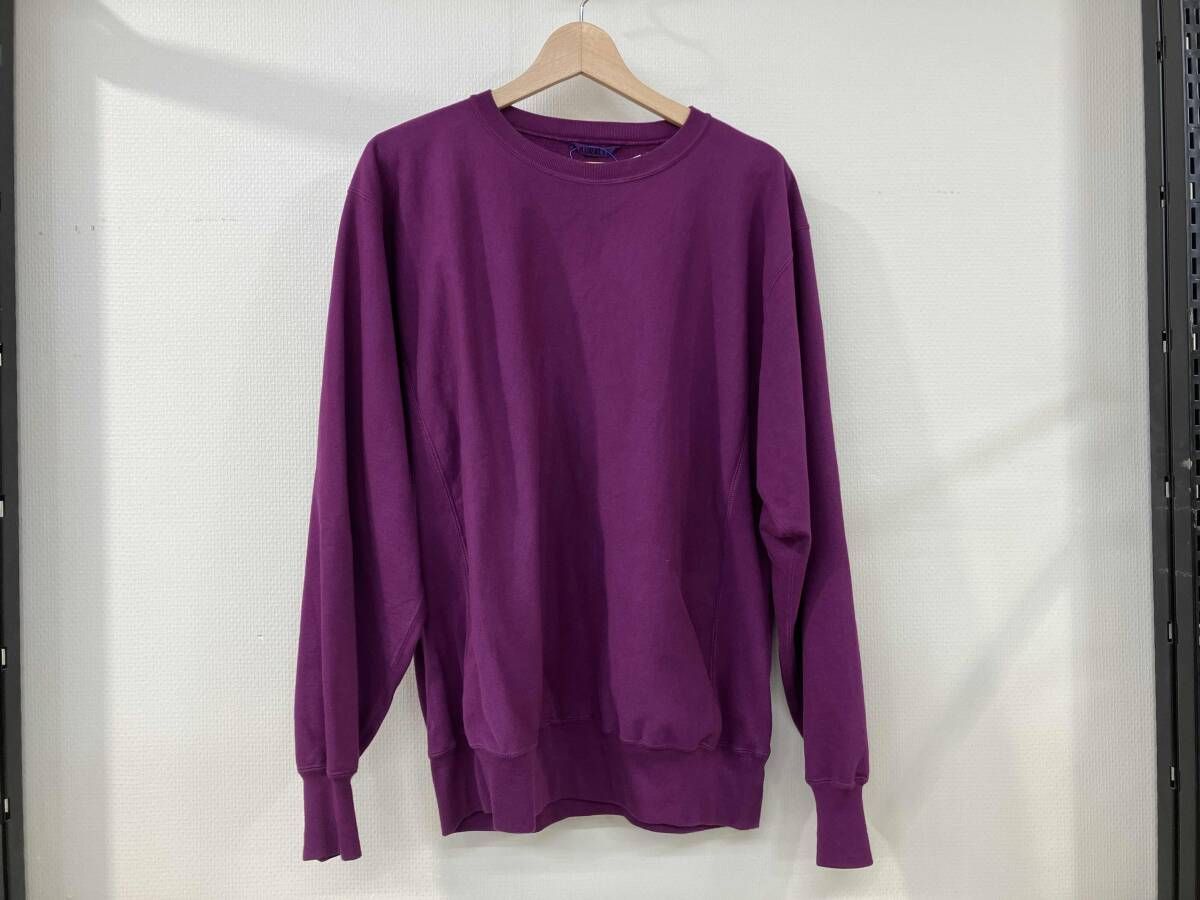 AURALEE オーラリー SUPER MILLED SWEAT スウェット トレーナー size 4 A23SP02SM 23SS 紫 パープル メンズ