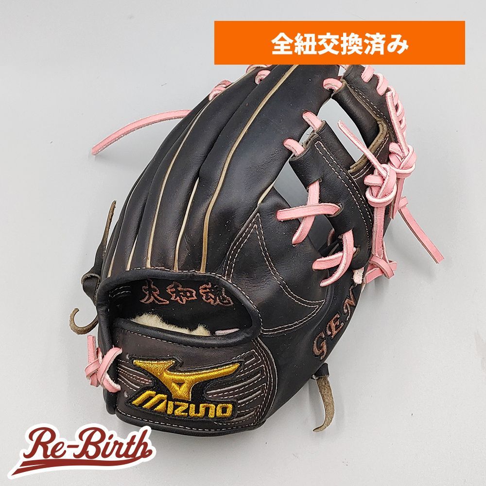 全紐交換済み】 ミズノ 軟式グローブ / 内野手用 型付け済み