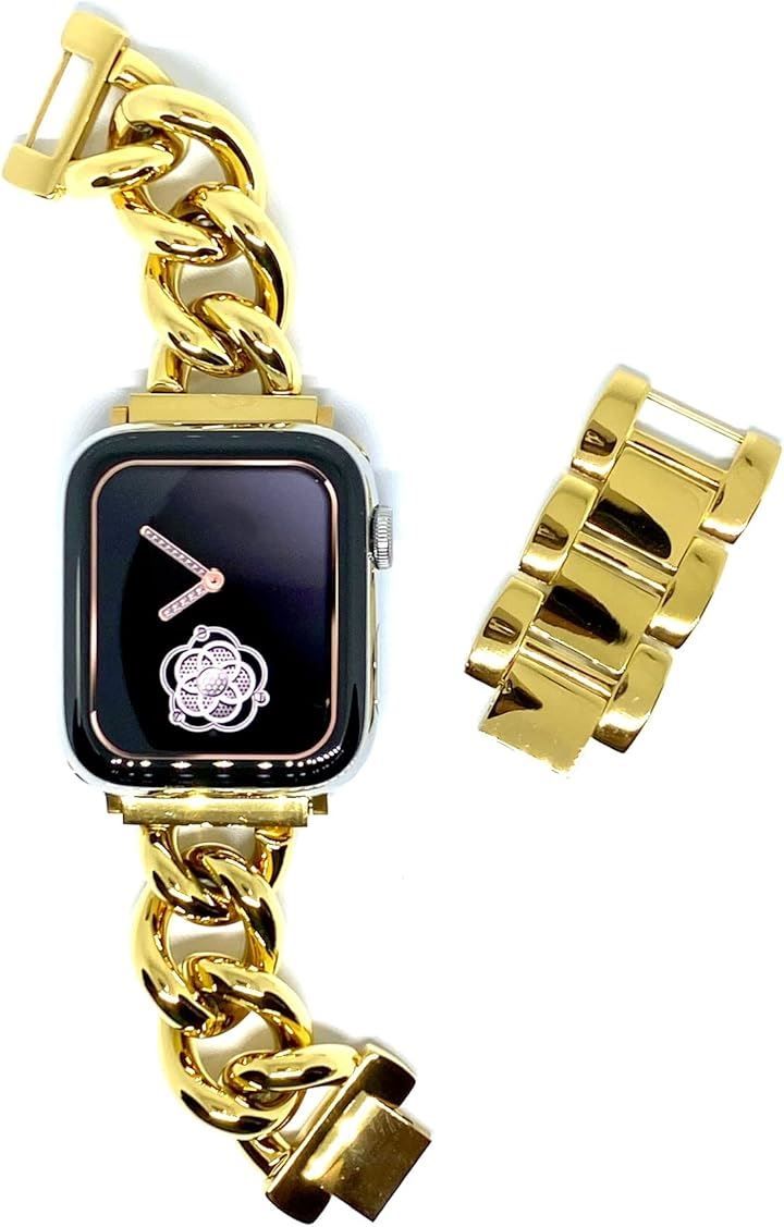 専用ページ　4個Apple Watchバンド 42/44/45/49mm Royceu0026Roland 互換品/代替品 チェーンバンドおしゃれ 時計